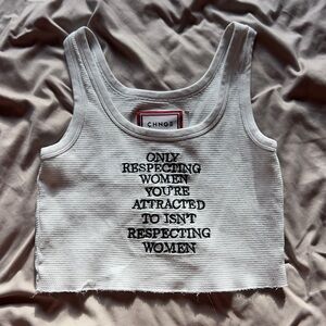 CHNGE Graphic Cropped Tank Top